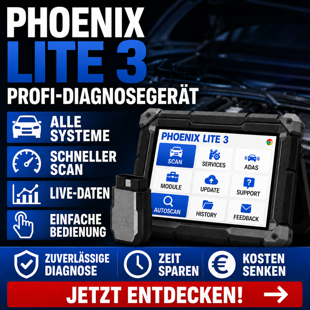 Professionelles Kfz-Diagnosegerät – verschiedene Modelle