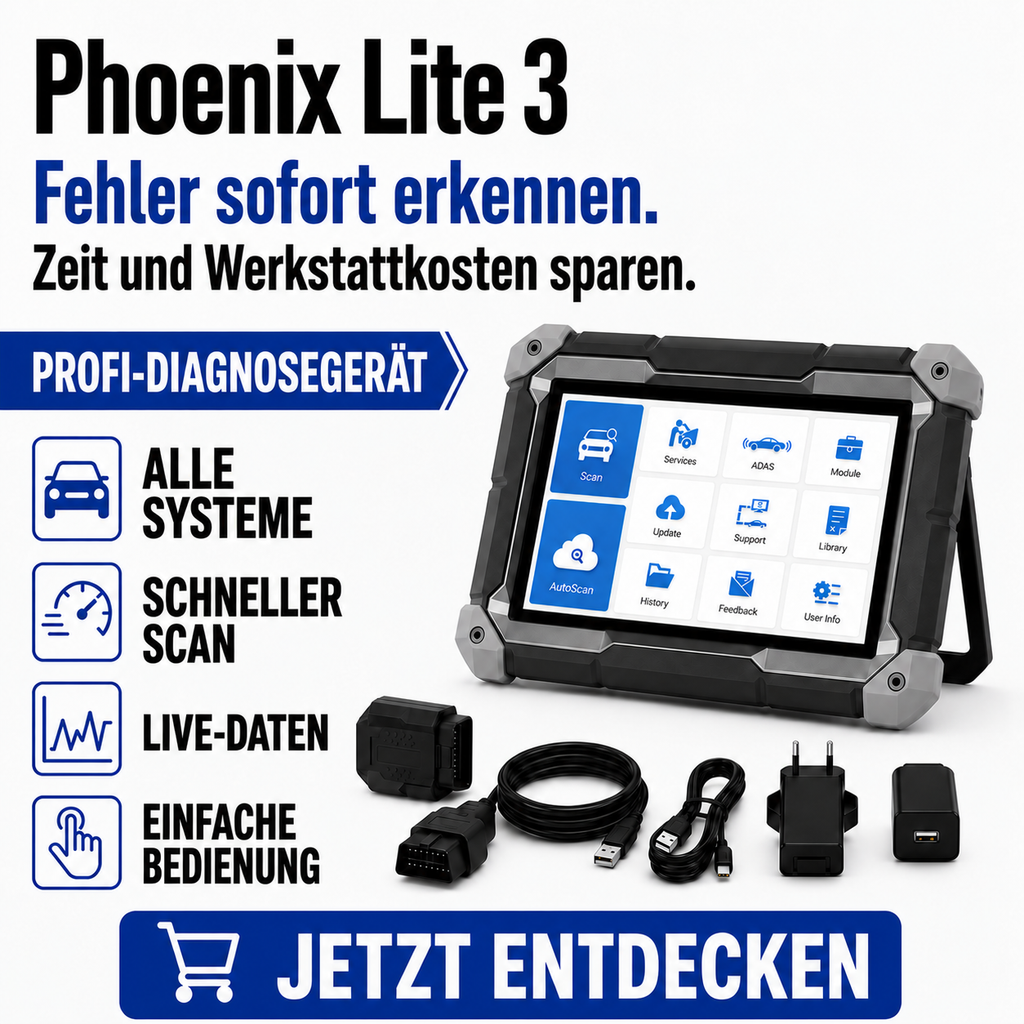 Professionelles Kfz-Diagnosegerät – verschiedene Modelle