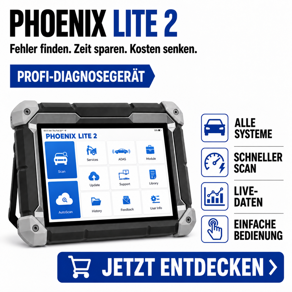 Professionelles Kfz-Diagnosegerät – verschiedene Modelle